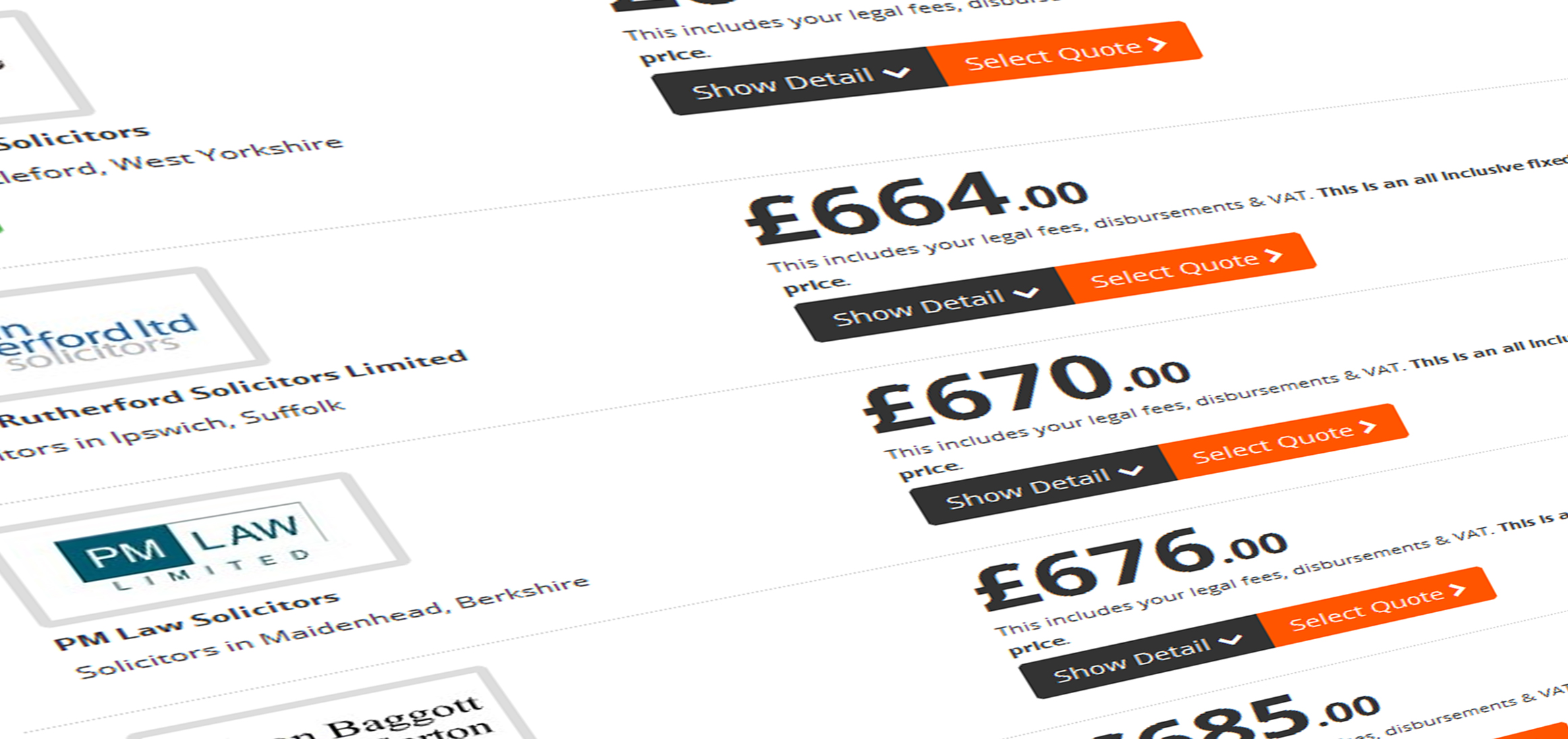 Compare Conveyancing Quotes, Fees and Costs from UK Solicitors First